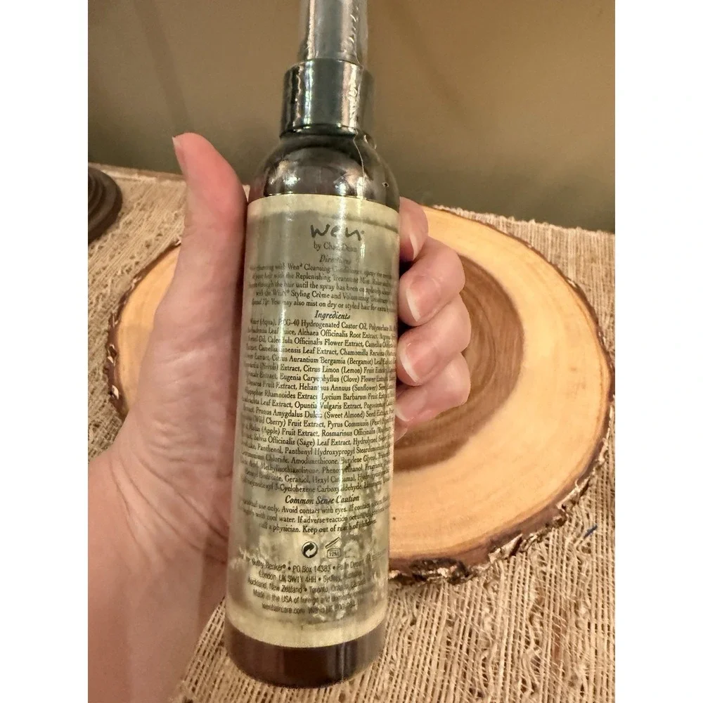 WEN by Chaz Dean Sweet Almond‎ Mint Replenishing Treatment Mist - 6 Oz   Sealed